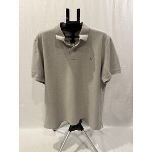 Vineyard Vines‎ Men’s Classic Grey Polo XXL – Embroidered Whale Logo